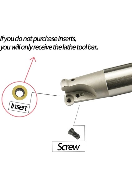 RPMW1003MO-DU YZ6020 Emr C12-4R12-130-1T 1pc Emr 4r/emr 5r Frezeleme Takımı 120-400MM Karbür Kesici Uç Için Frezeleme Takımı Tutucusu Yüzey Frezeleme Takımı RPMT08T2 RPMT1003 (Yurt Dışından) modelleri