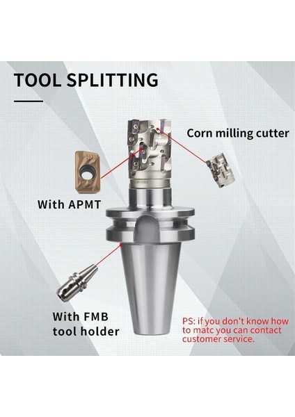 APMT1604ER-XM KT1505,NO Kesici Çubuk AP16 D50/D63-AP16 Kaba Kesme Düz Şaft Spiral Mısır Freze Kesici Kafası APMT16 Işleme Merkezi Için Karbür Uç (Yurt Dışından) modelleri