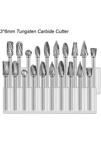 Paralel Şeritler 3*6mm Metal Çizim Tungsten Karbür Freze Kesici Döner Aracı Çapak Cnc Gravür Aşındırıcı Aletler Metal Işleme Freze Parlatma (Yurt Dışından) modelleri