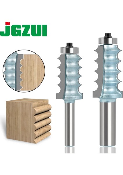 12X36 8mm 12MM 12.7mm Shank Dört Boncuk Dört Flüt Büyük Kalıplama Freze Uçları Seti Hat Bıçağı Ağaç Işleme Kesici (Yurt Dışından) fiyatları
