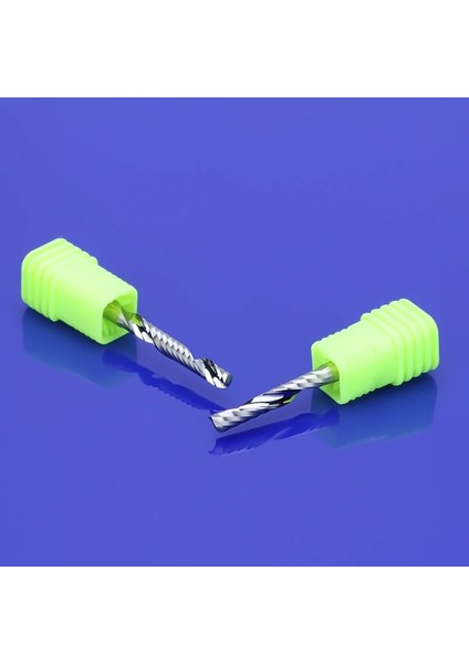 8.0X32X65L 2 Adet 3.175/4/5/6/8/10/12MM 3A Tek Flüt Spiral Cnc Freze Kesicisi Karbür Freze Ucu Akrilik Pvc Mdf Ahşap End Mill (Yurt Dışından)