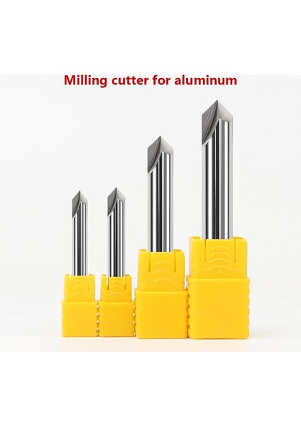 1.5X90DEGX50LX2F Cnc Tungsten Karbür Pah Değirmeni Alüminyum Bakır, Çelik V Oluk Değirmeni Için 60 90 120 Derece Çapak Alma Uçlu Değirmen (Yurt Dışından) fırsatları