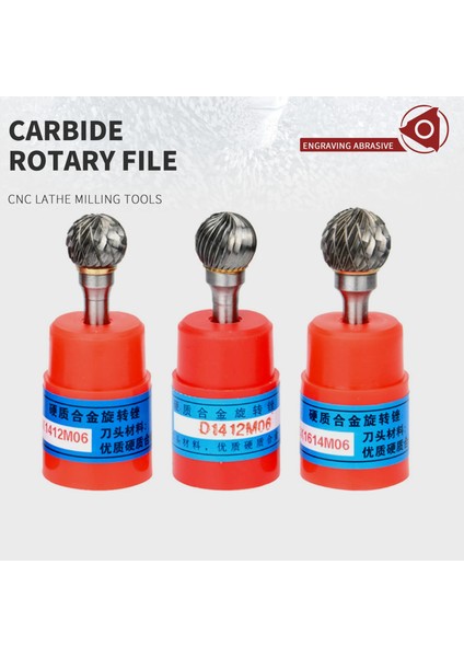 D1009M06 D/dx Tipi Tungsten Karbür Döner Eğe Noktası Çapak Kalıp Öğütücü Aşındırıcı Alet Yuvarlak Top Tipi Matkap Freze Metal Ahşap Oyma Ucu (Yurt Dışından) fırsatları