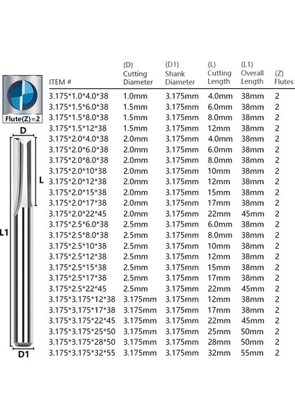 1 Adet 6X42X70 Xcan 1 Adet 4mm/6mm Shank 2 Flüt Düz End Mill Karbür Cnc Router Bit Gravür Bit Düz Yuvası Freze Kesicisi Ahşap (Yurt Dışından)