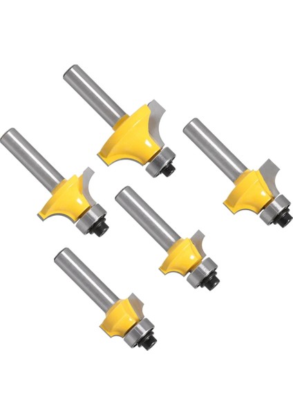 R9.52MM 8mm Shank Köşe Yuvarlak Freze Uçları ile Rulman Içbükey Yarıçapı Freze Kesiciler Ahşap Ağaç Işleme Araçları Için Tungsten Karbür (Yurt Dışından) fırsatları