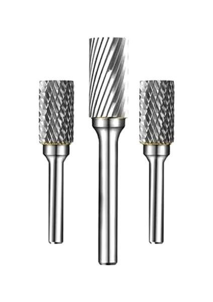 AE1020M06 Karbür Döner Dosya Metal Silindirik Tungsten Çelik Taşlama Kafası A/ae/ax/aex 6mm Tek ve Çift Yuvalı Sütun Freze Kesici (Yurt Dışından)