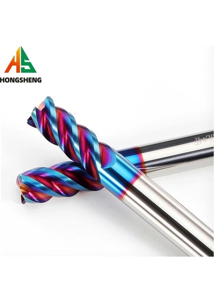 4.0R1.0X10X50 Köşe Yarıçapı End Mill 4 Flüt Cnc R Bullnose Kesici Tungsten Karbür Çelik Metal Yönlendirici Aracı R0.5 Yüzey Işleme Frezeleri (Yurt Dışından)