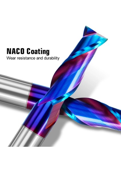 5X15XD5X50L 1 Adet Vack HRC65 Freze Kama Yuvası Kesici End Mill 2 Kenar Karbür Yönlendirici Bit Alaşım Tungsten Çelik Cnc Takım Tezgahları Paslanmaz Çelik (Yurt Dışından)