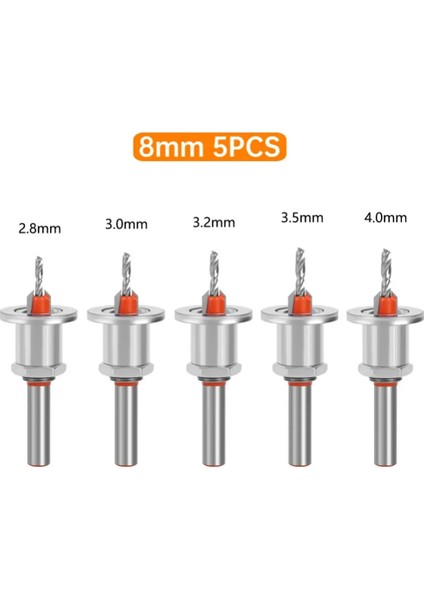 8X10X3.5 2.8/3.0/3.2/3.5/4.0mm 1 Adet 8mm Shank Hss Havşa Ağaç Işleme Yönlendirici Bit Seti Freze Kesicisi Vida Çıkarıcı Remon Yıkım (Yurt Dışından)