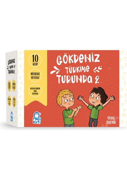 Mavi Kirpi Gökdeniz Türkiye Turunda 2 Set 10 Kitap