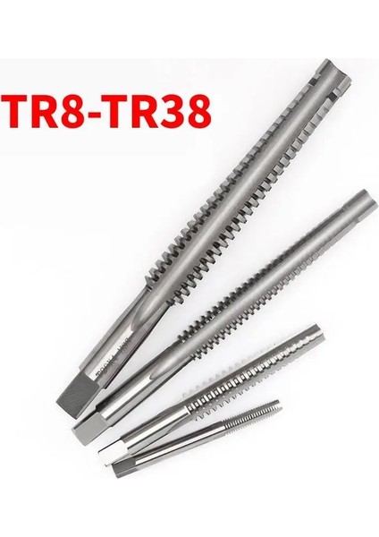 TR16X2 Yüksek Kaliteli Tr Sağ Sol El Trapez Dişli Vida Dokunun ve Trapez Musluk Tr8 TR10 TR12 TR16 TR18 TR20*2/3/4 Diş Açma Araçları (Yurt Dışından)