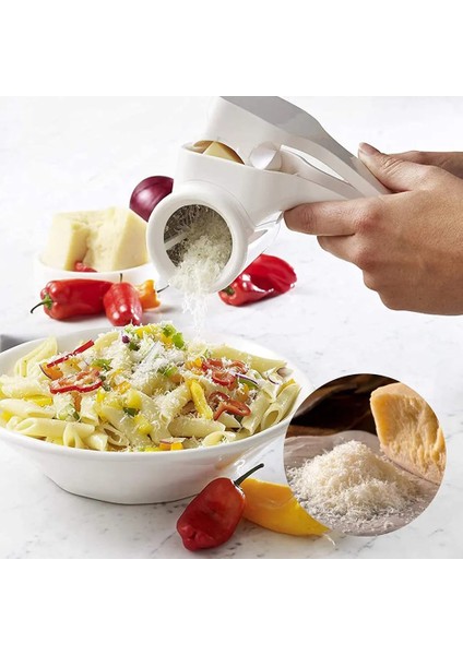 El Peynir Değirmeni Çok Amaçlı Döner Peynir Rendesi Paslanmaz Çelik Variller ile Mutfak Alet Dıy Tereyağı Gıda Değirmeni Rende (Yurt Dışından) fırsatları