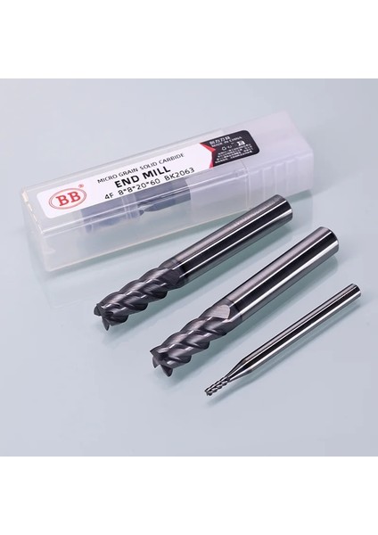 5X100 BK4055-4F Bb Katı Karbür End Mill Cnc Işleme Aracı Titanyum Alaşımlı Kesici Paslanmaz Çelik Grafit 6mm 8mm 12MM 16MM (Yurt Dışından)