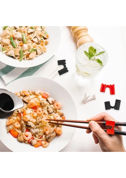 Pembe 5 Adet Yeniden Kullanılabilir Çubuk Yardımcıları Eğitim Çin Yemek Çubukları Eğitmen Tutucu Reklamlar Için Acemi Eğitmenler Veya Öğrenci (Yurt Dışından) fırsatları