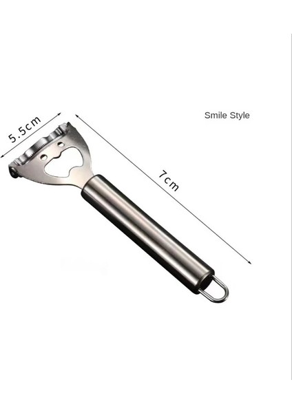 Gülümseme Tarzı 3 In 1 Sebze Soyucu Kıyıcı Mısır Harman Paslanmaz Çelik Kazma Tomurcukları Bıçak Mısır Tahıl Ayırıcı Şişe Açacağı Mutfak Aletleri (Yurt Dışından)