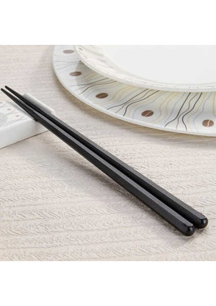 C Japon Çin Yemek Çubukları Suşi Çubukları Yeniden Kullanılabilir Metal Kore Yemek Çubukları Seti Sağlıklı Alaşım Kaymaz Sofra Palillos Chinos (Yurt Dışından)