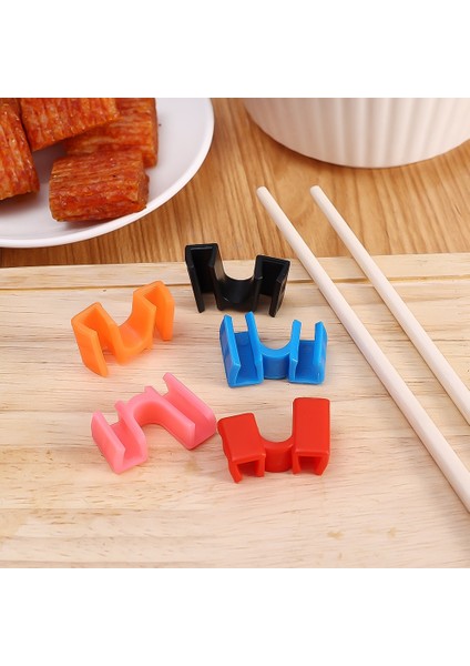 Orange-6pcs Yemek Çubukları Yardımcı Pratik Yardımcı Acemi Yetişkin Çocuklar Öğrenci Doğru Yeniden Kullanılabilir Tutma Eğitim Klipleri Parmak Kollu Çin (Yurt Dışından)