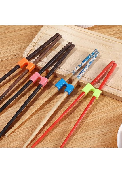 Orange-6pcs Yemek Çubukları Yardımcı Pratik Yardımcı Acemi Yetişkin Çocuklar Öğrenci Doğru Yeniden Kullanılabilir Tutma Eğitim Klipleri Parmak Kollu Çin (Yurt Dışından)