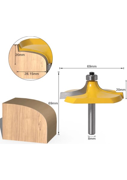 Masa Kenar Bıt 8mm Shank Küçük Resim Boncuklu 2 Bit Küpeşte Yönlendirici Bit Seti Hattı Bıçak Ağaç Işleme Kesici Zıvana Kesici Ağaç Işleme Araçları Için (Yurt Dışından) fırsatları