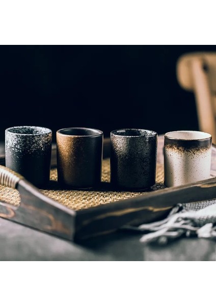 C-2-150ML Sevimli 150ML 200ML Espresso Kupa Çay Fincanı Su Bardağı Seramik Seramik El-Boyalı Kahve Fincanı Kupalar Mutfağı Drinkware (Yurt Dışından)