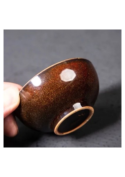 Desen 1 Loiesag Fırın Değişim Kum Altın Sır Sanat Ev Çay Bardağı Çay Fincanı Çay Kasesi Şarap Seti Kung Fu Çay Seti Içecekler Fincan Drinkware Teaware Dekor (Yurt Dışından)