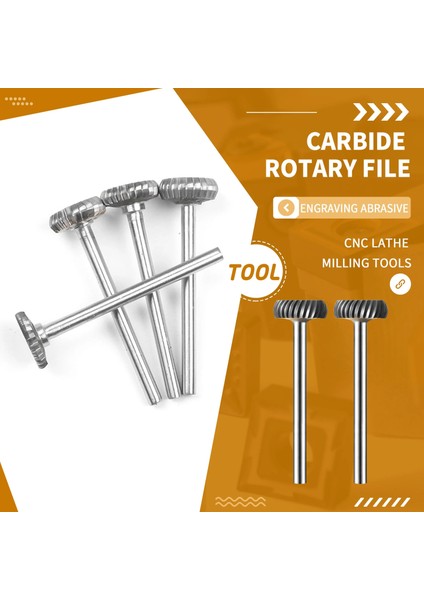 T1204M03 T Tipi Karbür Döner Törpü Tungsten Çelik Taşlama Kafası Planya Metal Ark Disk Düz Kafa T1203M03 Matkap Ucu Çapak Oyma Bıçağı (Yurt Dışından) fiyatları