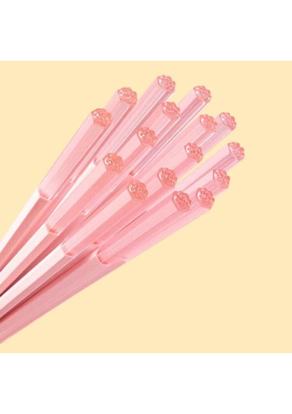 5 Pairs Yeşil Yh 5 Pairs Pembe Gül Yemek Çubukları Japon Yemek Çubukları Bulaşık Makinesinde Yıkanabilen Yemek Çubukları Gıda Kaymaz Yemek Çubukları Kore Mutfak Malzemeleri (Yurt Dışından) modelleri