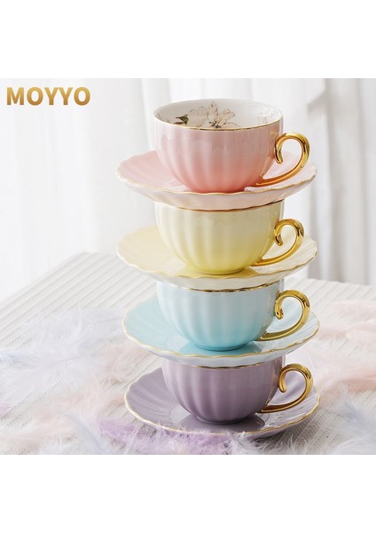 Beyaz 1 Adet Sevimli Kahve Fincanı Tabağı Espresso Porselen Cappuccino Yeniden Kullanılabilir Çiçek Iskandinav Öğleden Sonra Çay Bardağı Kupa Estetik Caneca Ev Yemek (Yurt Dışından)