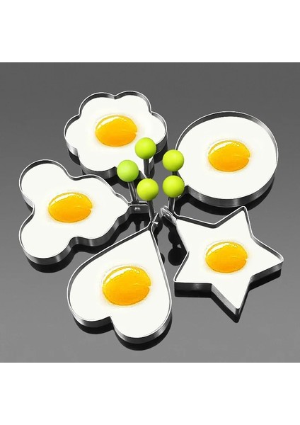 Yıldız Paslanmaz Çelik Kızarmış Yumurta Gözleme Şekillendirici Omlet Kalıp Kalıp Kızartma Yumurta Pişirme Araçları Mutfak Aksesuarları Gadget Aksesuarları (Yurt Dışından) fiyatları