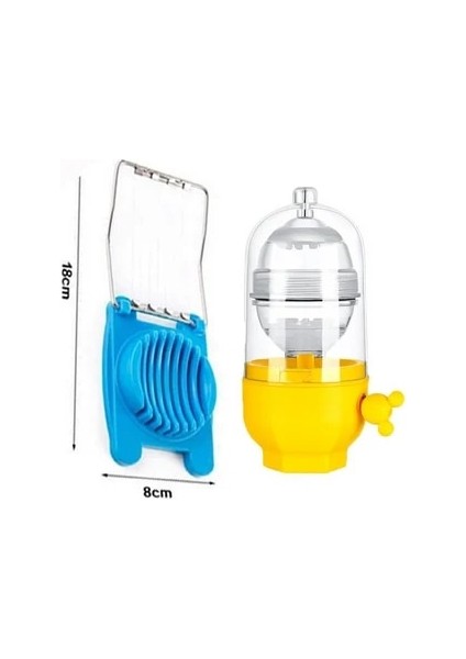 Set El Powered Altın Yumurta Makinesi Iç Mikser Mutfak Pişirme Gadget Taşınabilir Yumurta Pişirici Aracı Yumurta Karıştırıcı Shaker Mutfak Aletleri (Yurt Dışından)