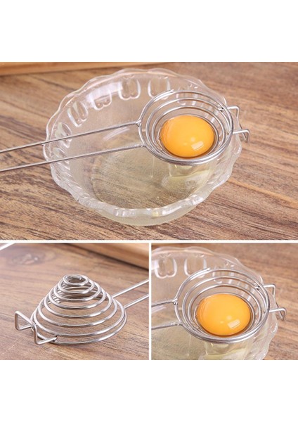 Siyah 1 Adet Yumurta Beyaz Ayırıcı Kanca ile Çelik Uzun Mutfak Aletleri Huni Kek Araçları Kolu Yapımı Yumurta Sarısı Bölücü Rou Y9A0 (Yurt Dışından) fiyatları