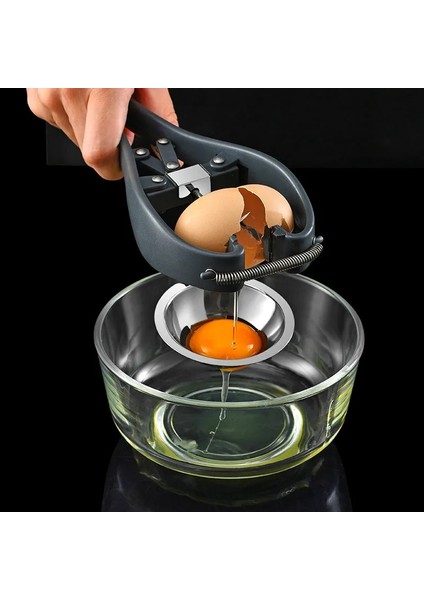 Pembe Manuel Yumurta Araçları Paslanmaz Çelik Yumurta Açacağı Makas Yumurta Kabuğu Kraker Topper Yumurta Açacağı Ayırıcı Mutfak Aletleri Aksesuarları (Yurt Dışından) fırsatları