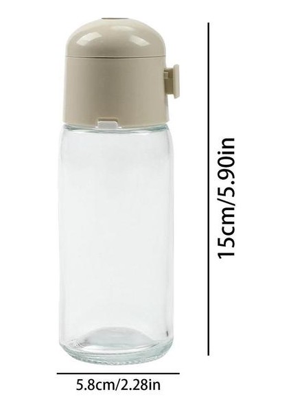 200 ml 0.5g Ölçüm Tuzluk Itme Tipi Tuzluk Tuz Tankı Şeker Şişesi Çalkalayıcı Teneke Kutu Kantitatif Tuzluk (Yurt Dışından)