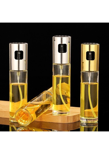 GOLDEN-100ML-1PCS 100ML Mezun Yağ Püskürtme Şişesi Şişesi Abs Basınçlı Barbekü Pişirme Zeytinyağı Sprey Mutfak Ev Zeytinyağı Sprey Artefakt (Yurt Dışından)