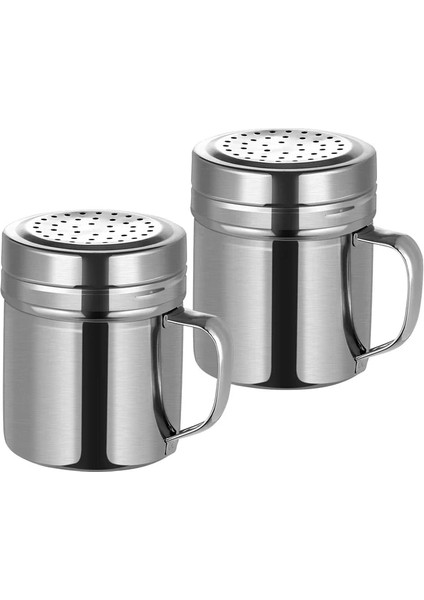 Gösterildiği Gibi Çalkalayıcı Şeker Kapaklı Toz Tuz Un Baharat Sapı Dispenser Şekerlemeler Peynir Parmesan Çeliği Paslanmaz Biberlikler (Yurt Dışından)