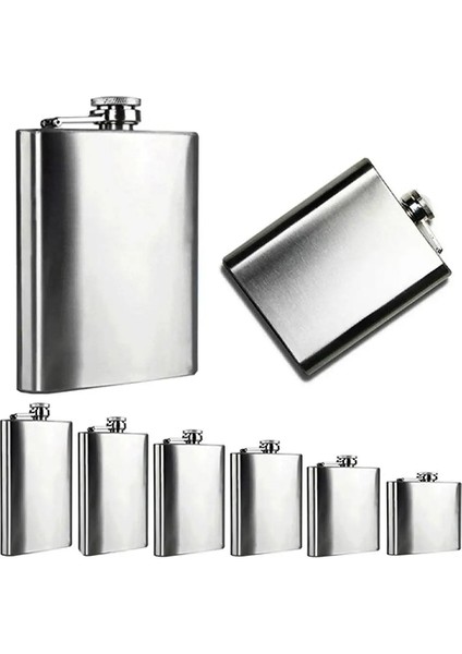 8 Oz 4 5 6 7 8 10 Oz Paslanmaz Çelik Cep Şişesi Huni ile Likör Viski Açık Taşınabilir Cep Şişeleri Alkol Şişesi Heupfles (Yurt Dışından) modelleri