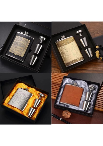 8oz JH09 8oz Taşınabilir Cep Cep Şişesi Açık Seyahat Paslanmaz Çelik Şişe Viski Içecek Alkol Şişeleri 8oz Çelik Cep Şişesi Flagon (Yurt Dışından) fiyatları