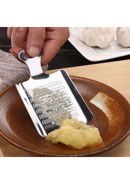 Stil 2 Paslanmaz Çelik Sarımsak Kırıcı Zencefil Wasabi Rende Hardal Öğütücü Sebze Pres Cihazı Kıyıcı Kesici Ev Mutfak Aracı (Yurt Dışından) modelleri