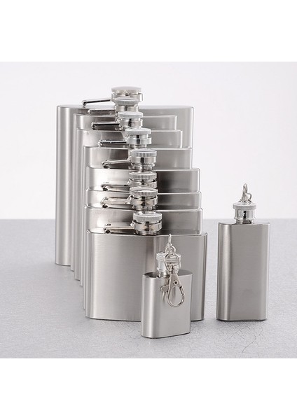 2 Oz 1-10 Oz Yüksek Kaliteli Şarap Viski Pot Şişe Cep Şişeleri Tiryakisi Alkol Şişesi Taşınabilir Drinkware Paslanmaz Çelik (Yurt Dışından) fiyatları