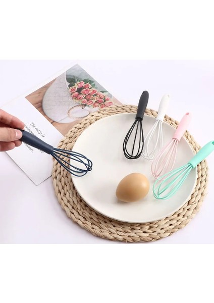 Beyaz Gıda Sınıfı Silikon Renkli Yumurta Çırpma Uygun Manuel Döner Çikolata Mikser Mutfak Pişirme Krem Tereyağı Çırpıcı (Yurt Dışından) modelleri