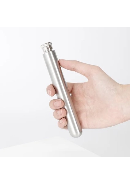 Gümüş 1.5oz / 45ML Taşınabilir 304 Gıda Sınıfı Ss Flagon Viski Votka Şarap Pot Cep Şişesi Seti Alkol Içme Cep Şişesi Açık Kamp (Yurt Dışından)