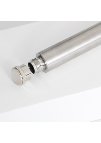 Gümüş 1.5oz / 45ML Taşınabilir 304 Gıda Sınıfı Ss Flagon Viski Votka Şarap Pot Cep Şişesi Seti Alkol Içme Cep Şişesi Açık Kamp (Yurt Dışından) fırsatları