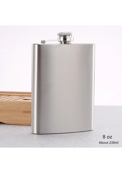 8 Oz Paslanmaz Çelik 5 Oz Yuvarlak Cep Şişesi Kişilik Yaratıcı 304 Paslanmaz Çelik Açık Taşınabilir Su Şişesi Mini Kırmızı Şarap Bardağı (Yurt Dışından)