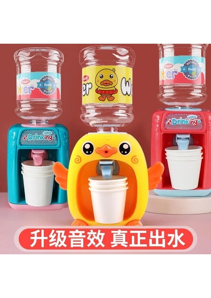 1162B-TAVŞAN Mavi Mini Su Sebili Simülasyon Aletleri Çocuklar Için Sevimli Ördek Tavşan LED Su Soğutucu Suyu Yapımcısı Makinesi ile Içme Çeşmesi (Yurt Dışından) fiyatları