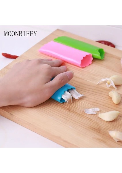 Pembe Sarımsak Striptizci Sarımsak Soyucu Soyma Sarımsak Araçları Silikon Sarımsak Presi Soyucu Kolay Kullanışlı Mutfak Toksik Olmayan Güvenlik Gadget (Yurt Dışından)