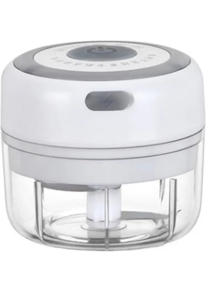A-WHITE-100ML Elektrikli Gıda Kıyıcı 100/250ML Mini USB Kablosuz Elektrikli Sarımsak Ezici USB Sarımsak Ezici Mutfak Meyve Sebze Alet Aracı (Yurt Dışından)
