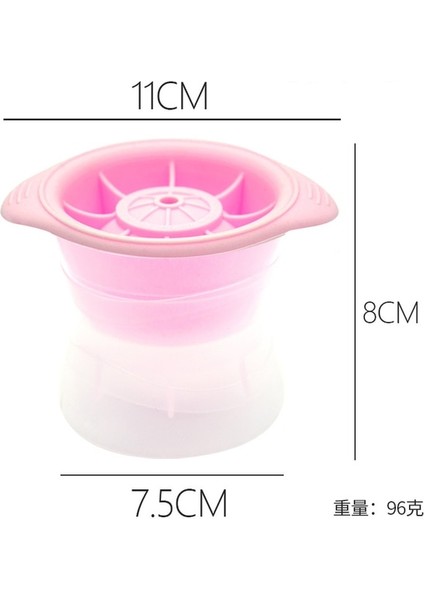 Pembe 2 Adet 2 Adet Silikon Buz Kalıp Dıy Viski Kokteyl Yuvarlak Şekil Buz Topu Makinesi Mutfak Istiflenebilir Yavaş Eriyen Buz Küpü Jöle Kalıpları Machin (Yurt Dışından) fiyatları