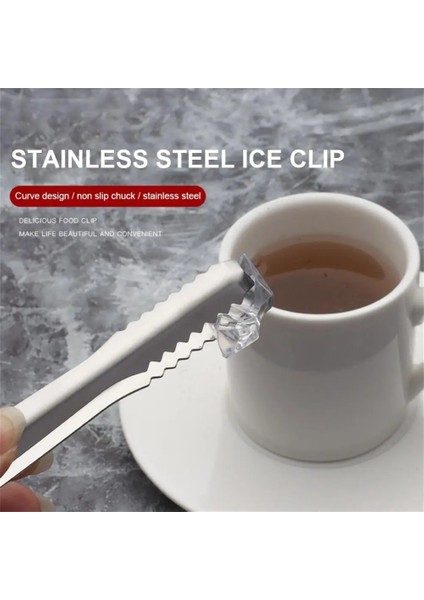15CM 2 Adet 2/4/6 Adet Paslanmaz Çelik Pratik Tuzak Düşmeye Dayanıklı Buz Kovası Kelepçesi Yüksek Kaliteli Dayanıklı Şeker Buz Klip Gümüş (Yurt Dışından) indirimleri