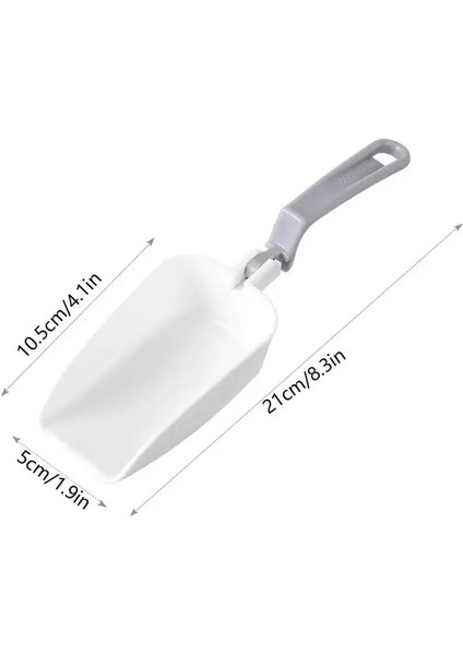 Gri Buz Kepçesi Buz Makinesi Için Katlanabilir Anti Pas Buzdolabı Kepçe Uzun Saplı Yerden Tasarruf Sağlayan Buz Kepçesi Buzdolabı Restoranlar Için (Yurt Dışından)