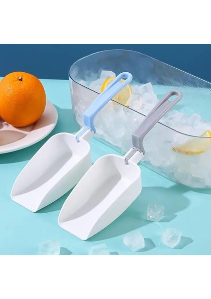 Gri Buz Kepçesi Buz Makinesi Için Katlanabilir Anti Pas Buzdolabı Kepçe Uzun Saplı Yerden Tasarruf Sağlayan Buz Kepçesi Buzdolabı Restoranlar Için (Yurt Dışından) fiyatları